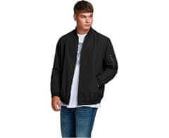 Jack&Jones Plus Pánská bunda JJERUSH 12173990 Black (Velikost 3XL)