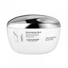 Rozjasňující maska pro normální vlasy Semi di Lino Diamond (Illuminating Mask) (Objem 200 ml)