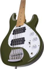 Sterling by MusicMan Sterling By MusicMan SUB StingRay R5 HH Olive - elektrická baskytara