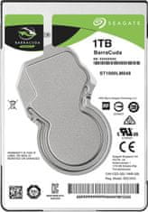 Seagate Seagate BarraCuda - 1TB HDD, 2,5" 128 MB SATAIII 5400RPM (PC/MAC/PS3)