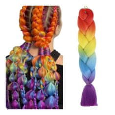 Flamenco Mystique Syntetické barevné vlasy 120 cm husté ombre WLS48