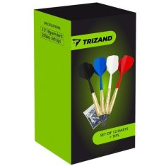 Trizand Kompletní sada šipek , zlatá, plast/kov, 14.5/3.5/3.5 cm, 18 g