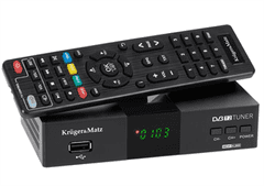 Krüger&Matz Set-top box KRUGER & MATZ KM0550D, DVB-T2 H.265, scart