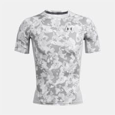 Under Armour Pánské kompresní triko Under Armour Printed SS - šedé