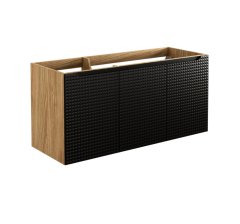 COMAD LUXOR BLACK 82-120-3D Koupelnová skříňka, dvířka 120cm - Comad