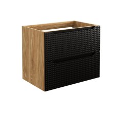 COMAD LUXOR BLACK 82-70-2S Koupelnová skříňka, šuplíky 70cm - Comad