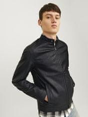 Jack&Jones Pánská bunda JJEDYLAN 12261195 Black (Velikost XXL)