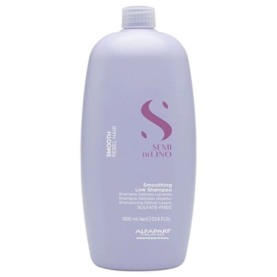 Uhlazující šampon pro nepoddajné vlasy Semi Di Lino Smooth (Smoothing Low Shampoo)