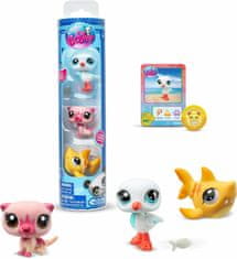 Littlest Pet Shop Trio In Tube - Set 3 figurek v tubě