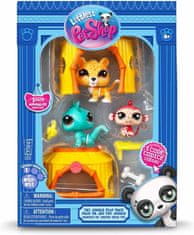 Littlest Pet Shop Tiki Jungle - Zvířátka z Džungle, 3 postavičky