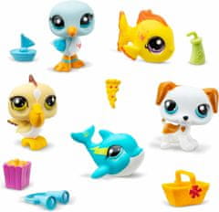 Littlest Pet Shop Beach Besties - Nejlepší Protelé z pláže, 5 postaviček