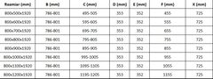 Mexen Lima sprchový kout 70x100, transparent, černá + bílá vanička se sifonem (856-070-100-70-00-4010B)