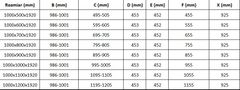 Mexen Sprchový kout zalamovací lima 100x90, sklo čiré, chrom + vanička 856-100-090-00-00-4010