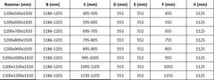 Mexen Sprchový kout zalamovací lima 120x90, čiré sklo, chrom + vanička 856-120-090-00-00-4010