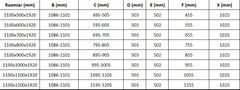 Mexen Sprchový kout zalamovací lima 110x70, čiré sklo, chrom + vanička 856-110-070-00-00-4010