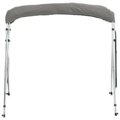 Vidaxl Bimini stříška se 4 oblouky a bočnicemi 243x(170–182)x137 cm