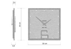 CalleaDesign Designové hodiny 10-004-65 CalleaDesign Breath 30cm 