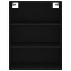 Vidaxl Skříň highboard černá 69,5 x 34 x 180 cm kompozitní dřevo