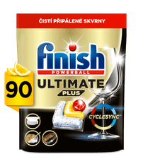 Finish Ultimate Plus All in 1 kapsle do myčky nádobí Lemon 90 ks