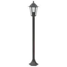 Vidaxl Zahradní sloupové lampy 6 ks E27 110 cm hliníkové bronzové