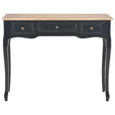 Vidaxl 280046 Dressing Console Table with 3 Drawers Black