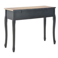 Vidaxl 280046 Dressing Console Table with 3 Drawers Black