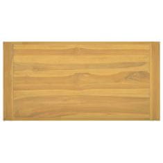 Vidaxl Nástěnná koupelnová skříňka 90 x 45 x 35 cm masivní teak