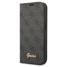 Guess  PC/TPU 4G Metal Camera Outline Book Pouzdro pro iPhone 14 Pro Black