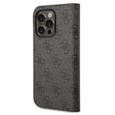 Guess  PC/TPU 4G Metal Camera Outline Book Pouzdro pro iPhone 14 Pro Black