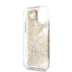 Guess  Glitter Hearts Zadní Kryt pro iPhone 11 Gold