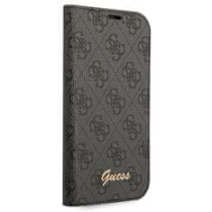 Guess  PC/TPU 4G Metal Camera Outline Book Pouzdro pro iPhone 14 Pro Black