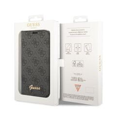 Guess  PC/TPU 4G Metal Camera Outline Book Pouzdro pro iPhone 14 Pro Black