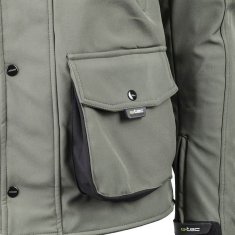 W-TEC Pánská softshell moto bunda Forresta Barva Urban Khaki, Velikost 4XL