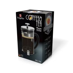 Berlingerhaus Konvička na čaj a kávu French Press 350 ml černá BH-1786