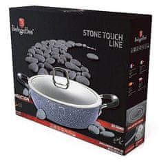 Berlingerhaus Pekáč kulatý s mramorovým povrchem s poklicí 28 cm Gray Stone Touch Line BH-1158