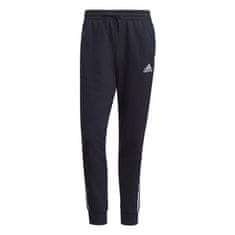 Adidas Kalhoty na trenínk tmavomodré 170 - 175 cm/M Essentials Tapered Cuff 3 Stripes