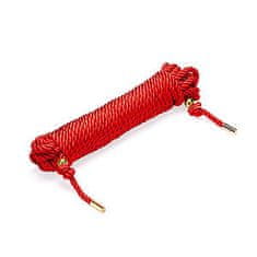 Liebe Seele Liebe Seele Silky Cotton Shibari Rope 10m (Red), svazovací lano