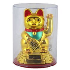 KN solární kočka štěstí Maneki Neko (10 cm)