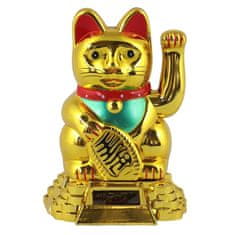 KN solární kočka štěstí Maneki Neko (10 cm)