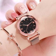 Dámské hodinky, Elegantní hodinky, Rose gold Magnetické hodinky | STARRY TIME