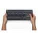 Logitech Wireless Touch Keyboard K400 Plus - CZ - klávesnice bezdrátová, USB, černá