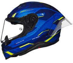 Nexx Helma na moto X.R3R PRECISION blue/neon MT vel. S