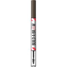 Maybelline Fix a gel na obočí Build A Brow (Brow Pen + Sealing Gel) (Odstín 257 Medium Brown)