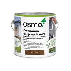 OSMO ochranná olejová lazura 707 ořech - 2,5l (12100011)