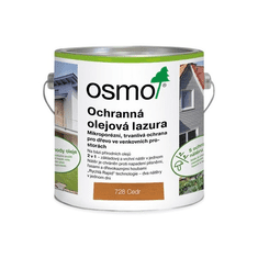 OSMO ochranná olejová lazura 728 cedr - 2,5l (12100039)