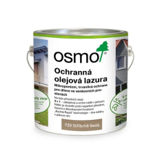 OSMO ochranná olejová lazura 739 stříbrně šedá - 2,5l (12200097)