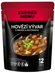 Expres Menu Hovězí vývar s masem a zeleninou 2P