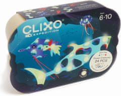 CLIXO Ocean Creatures - magnetická stavebnice 24 kusů