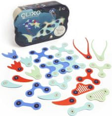 CLIXO Ocean Creatures - magnetická stavebnice 24 kusů