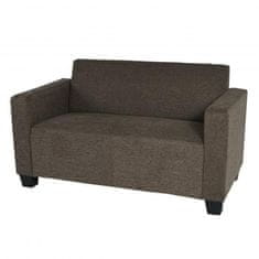 MCW 2místná pohovka Lyon lounge sofa látka/textil ~ hnědá